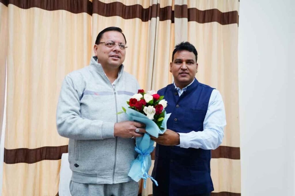 देवप्रयाग विधायक ने सीएम धामी और कैबिनेट मंत्री धन सिंह