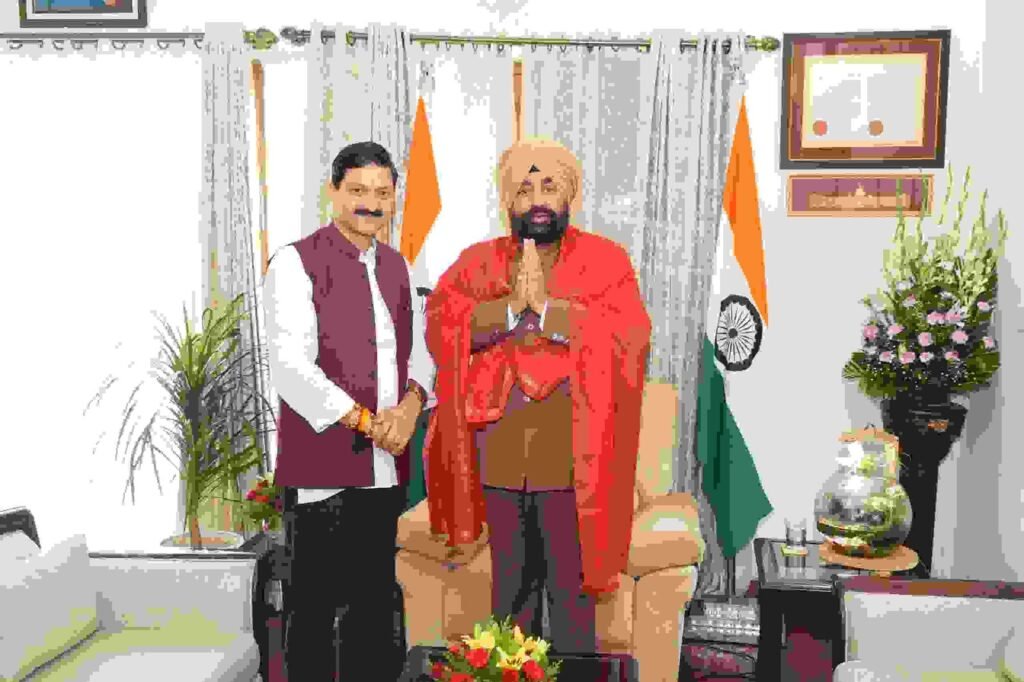 प्रदेश के राज्यपाल से बीकेटीसी अध्यक्ष अजेंद्र ने की शिष्टाचार