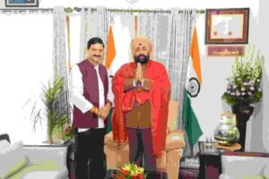 प्रदेश के राज्यपाल से बीकेटीसी अध्यक्ष अजेंद्र ने की शिष्टाचार