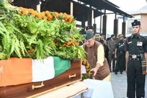 मंत्री गणेश जोशी ने हरिद्वार में शहीद कैप्टन दीपक सिंह