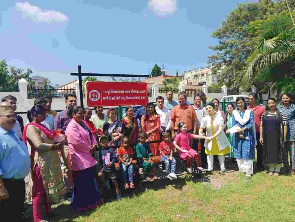 राष्ट्रीय पोषण माह के अवसर पर हेल्थ थीम पार्क का