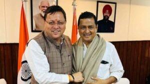 सीएम धामी और सांसद अनिल बलूनी की दिल्ली उत्तराखंड सदन