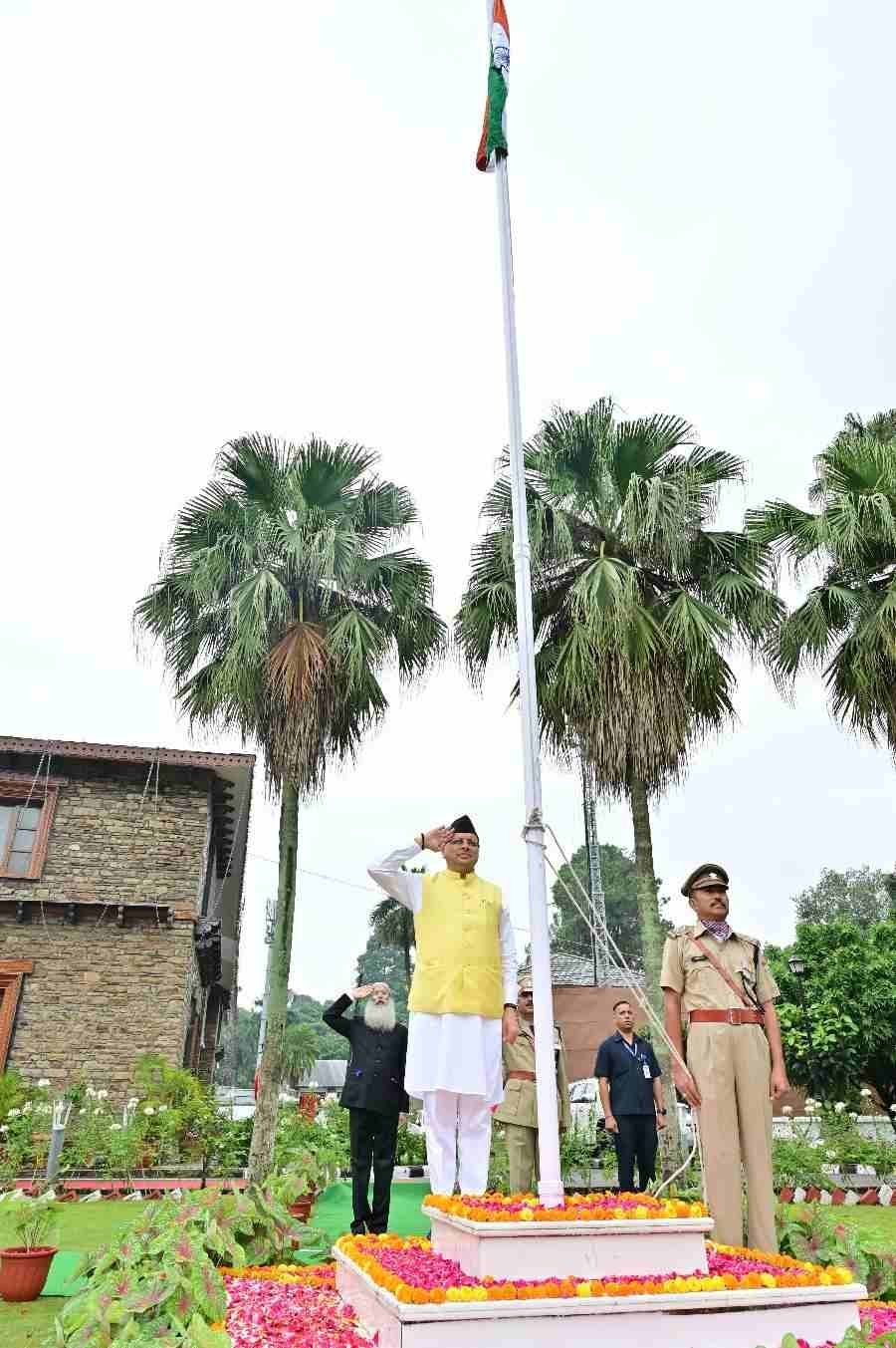 सीएम धामी ने 78वें स्वतंत्रता दिवस के अवसर पर मुख्यमंत्री