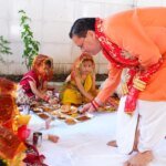 मुख्यमंत्री ने शारदीय नवरात्रि की महानवमी पर किया हवन एवं कन्या पूजन – HNM